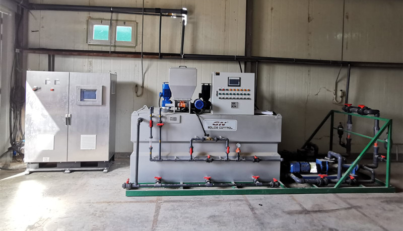 20210902 sludge dewatering polymer dosing unit